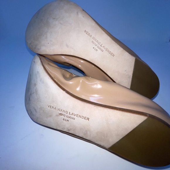 COPY - Vera Wang Lavender Lillian Ballet Flats Tan Size 6.5 - Picture 6 of 6